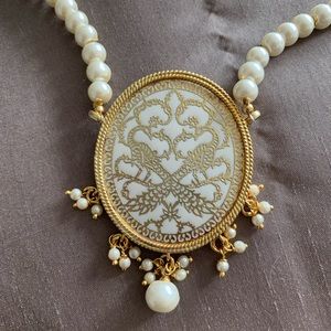 Beautiful Thewa Rajasthani Jewelry Set